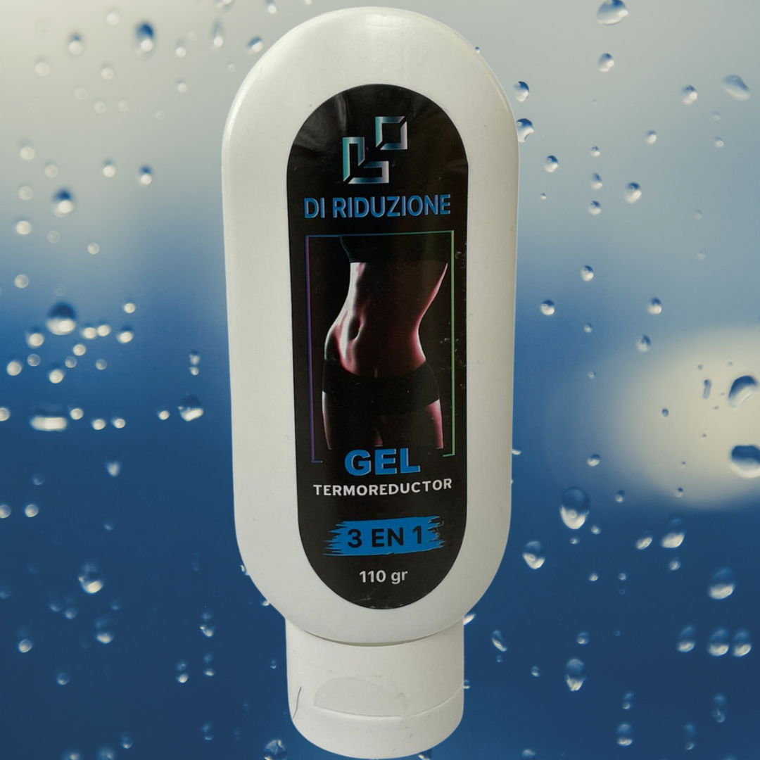 Imagen del Gel Reductor de Reducción Térmica aplicado en el abdomen, mostrando cómo ayuda a tonificar la piel y quemar grasa localizada.