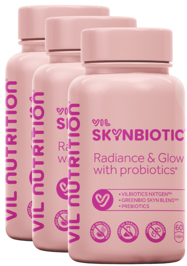 SKYNBIOTIC suplemento femenino con colágeno, ácido hialurónico, resveratrol y NAD – belleza y antienvejecimiento