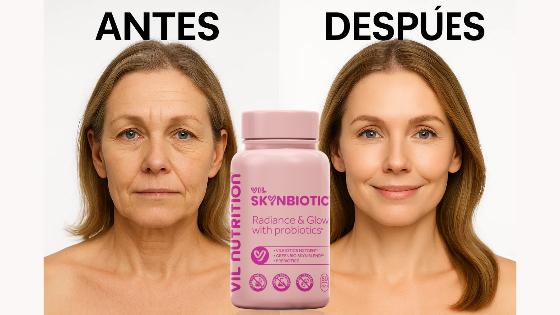SKYNBIOTIC suplemento femenino  – belleza y antienvejecimiento