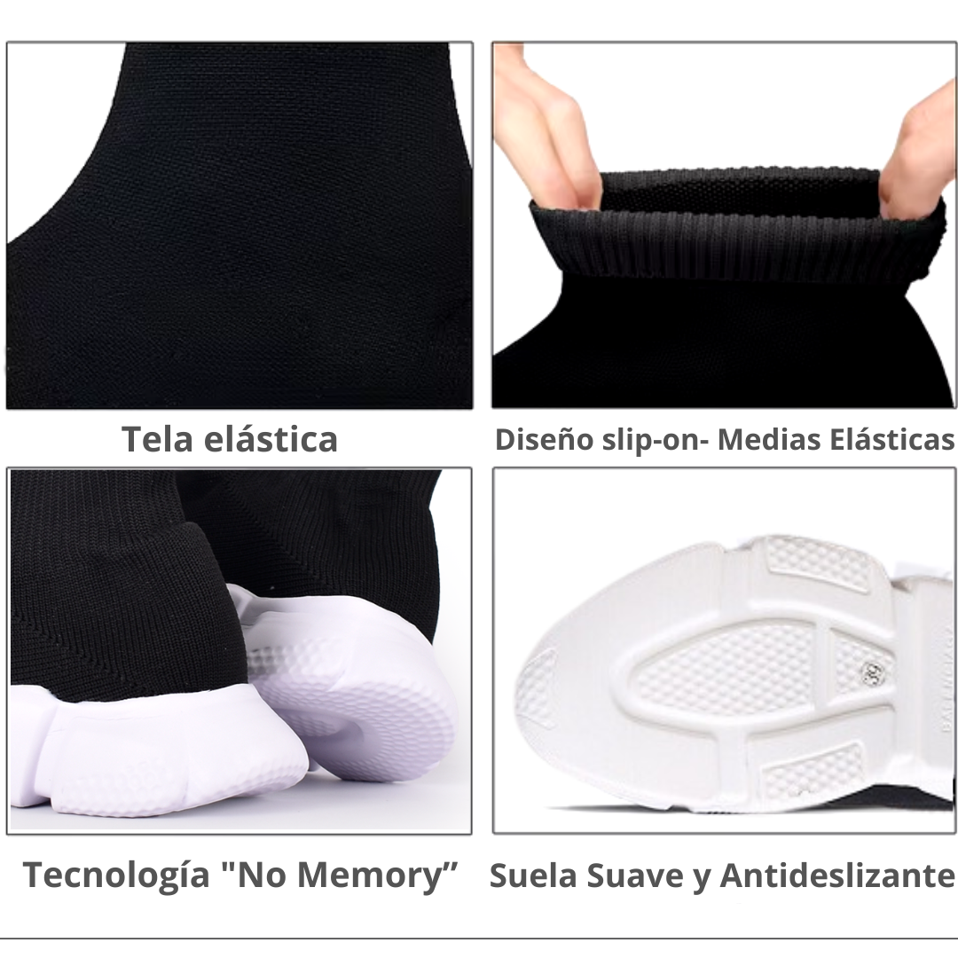 Zapatillas slip-on versátiles y elegantes para gimnasio o uso casual