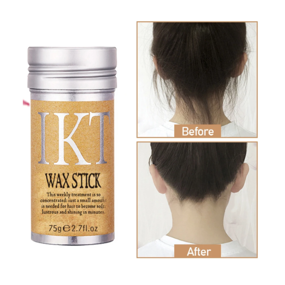 Cera Capilar Profesional para Cabello sin Frizz | Hidratación y Estilo | Productos para el Cabello. Cera capilar profesional en envase elegante, ideal para controlar el frizz y dar hidratación al cabello.