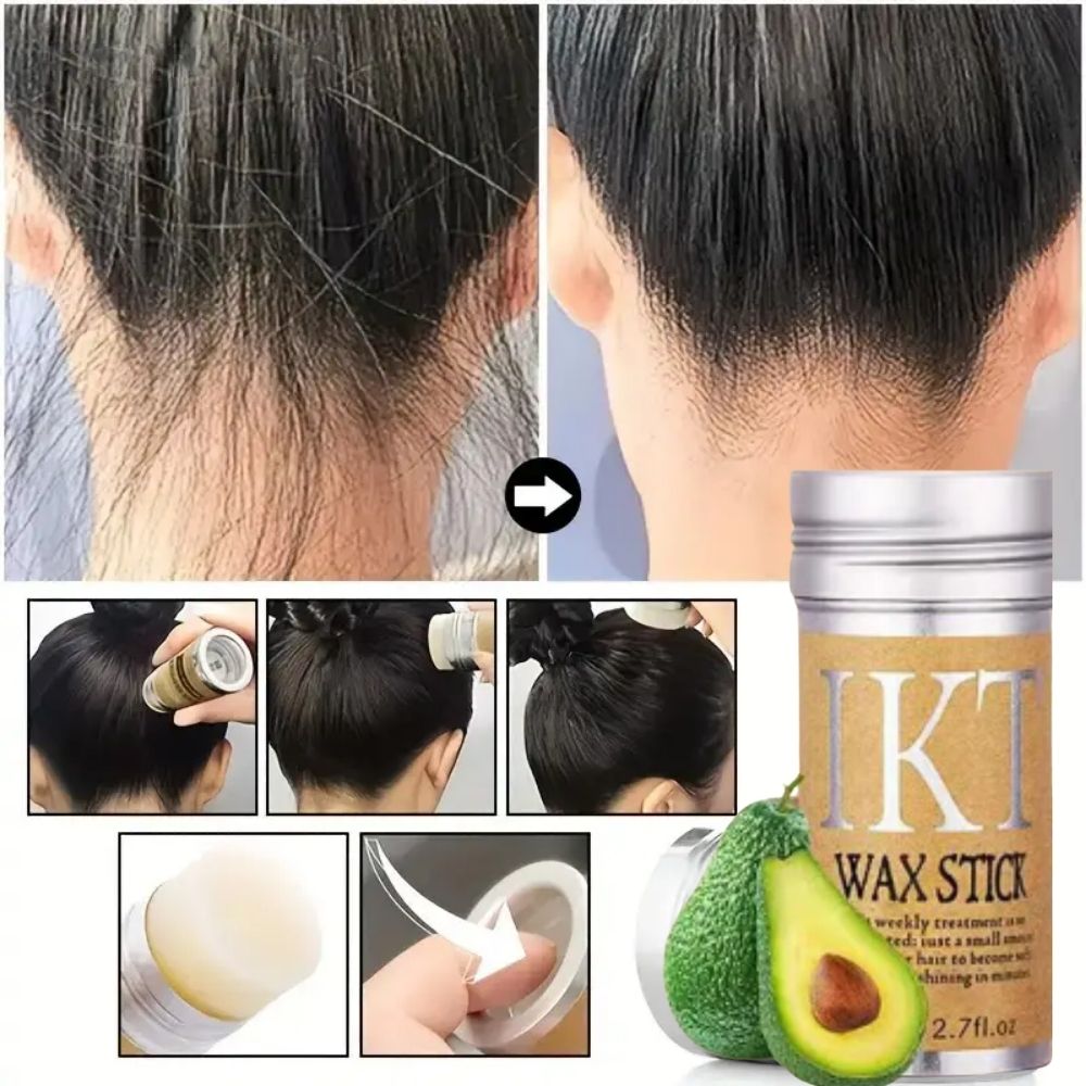 Cera Capilar Profesional para Cabello sin Frizz | Hidratación y Estilo | Productos para el Cabello. Cera capilar profesional en envase elegante, ideal para controlar el frizz y dar hidratación al cabello.