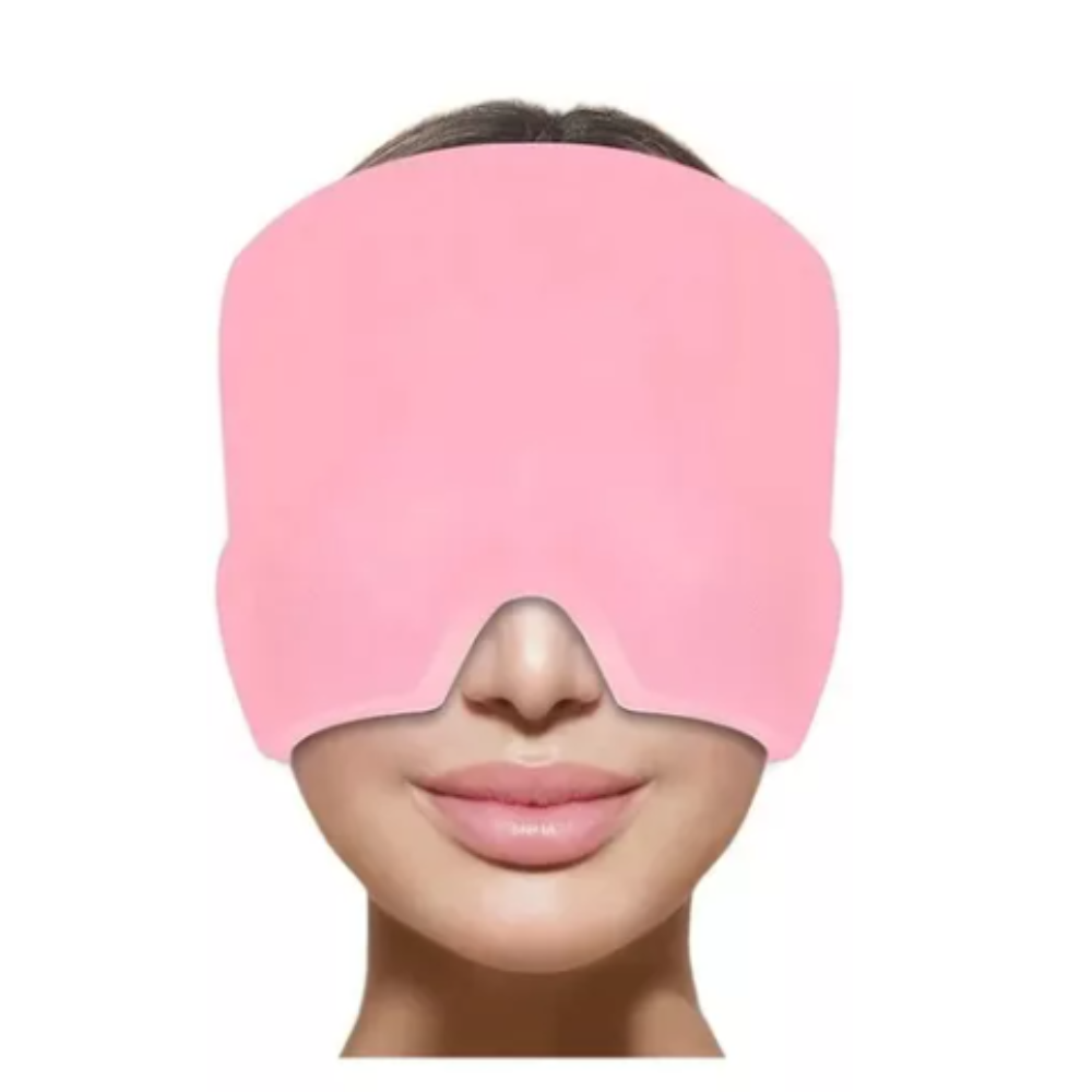 Máscara fría y caliente: tu aliada para el bienestar y el cuidado personal. Máscara fría y caliente para dolores de cabeza | Compresa terapéutica | Alivio instantáneo de migrañas | Salud y bienestar