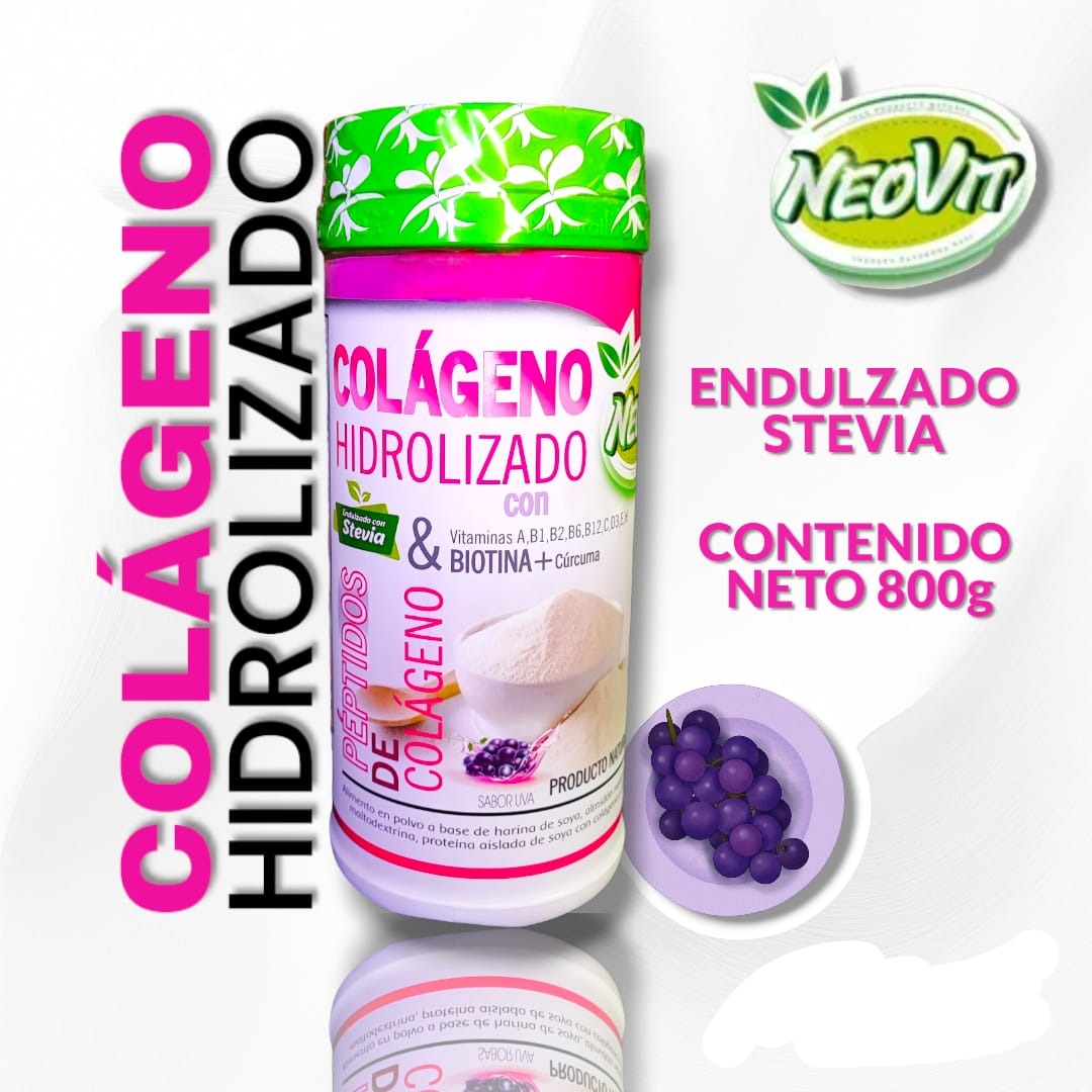 Colageno hidrolizados con Biotina y Curcuma