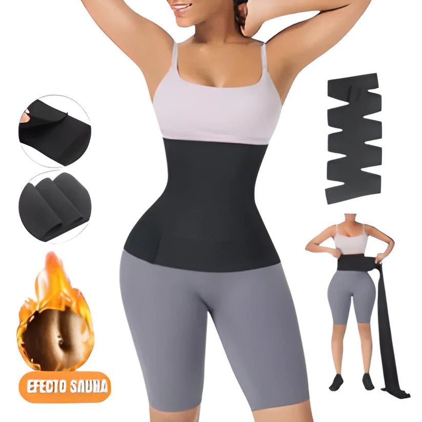 Cinturilla Enrollable Reloj de Arena - Descubre la combinación perfecta de estilo y funcionalidad para moldear el cuerpo y mejorar la postura.