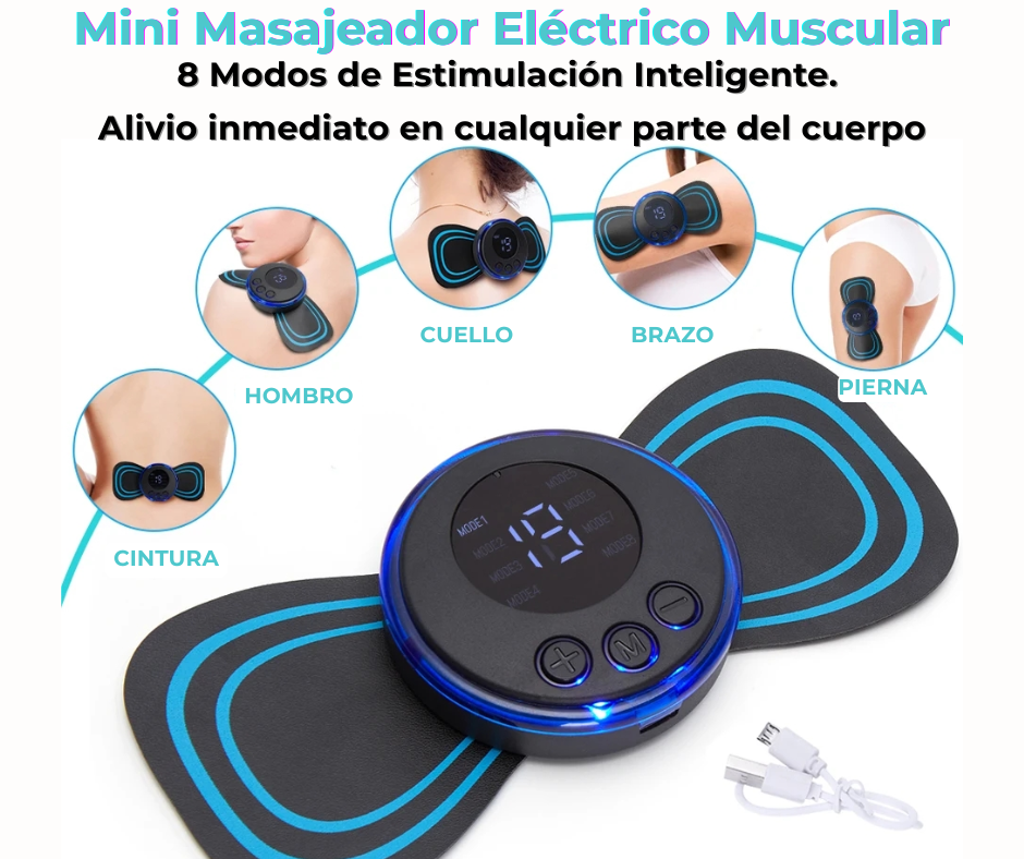 Mini Masajeador Eléctrico Muscular