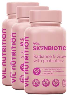 SKYNBIOTIC suplemento femenino con colágeno, ácido hialurónico, resveratrol y NAD – belleza y antienvejecimiento